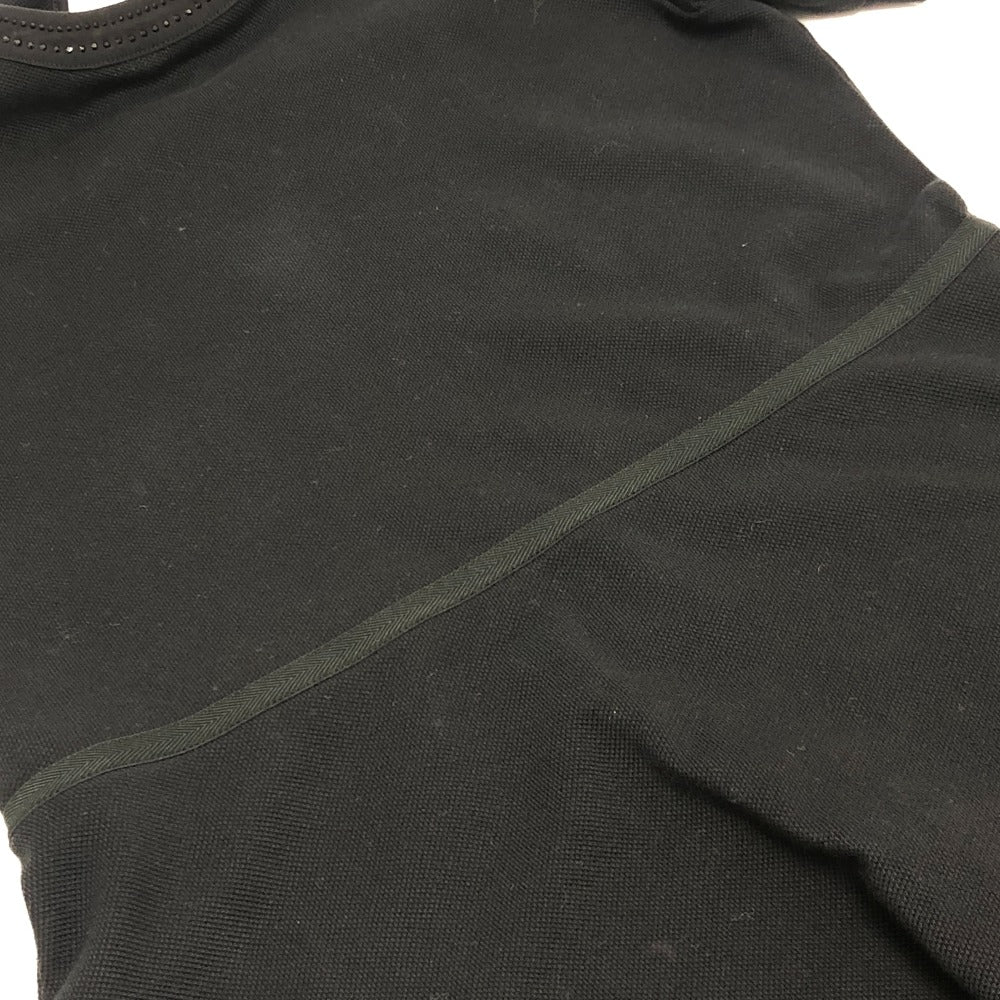 MONCLER K19548I00008 Moncler Enfant ワッペン アパレル ドレス ミニ 半袖 ワンピース コットン レディース ブラック