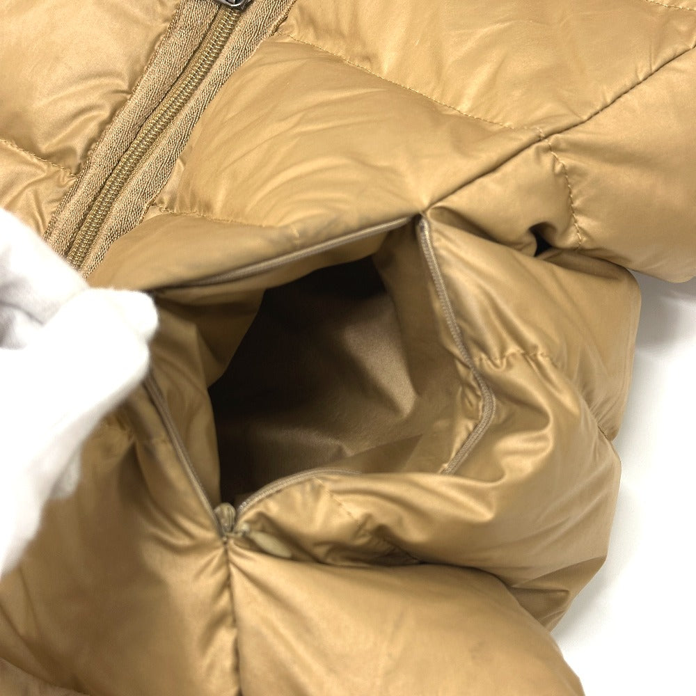 MONCLER NANTES Down Coat, Nylon, Brown, Women's
