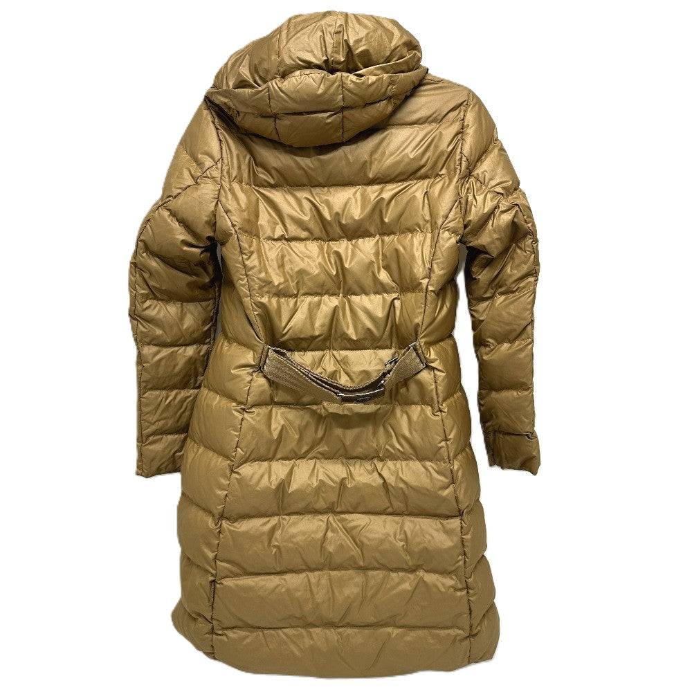 MONCLER NANTES Down Coat, Nylon, Brown, Women's
