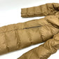 MONCLER NANTES Down Coat, Nylon, Brown, Women's