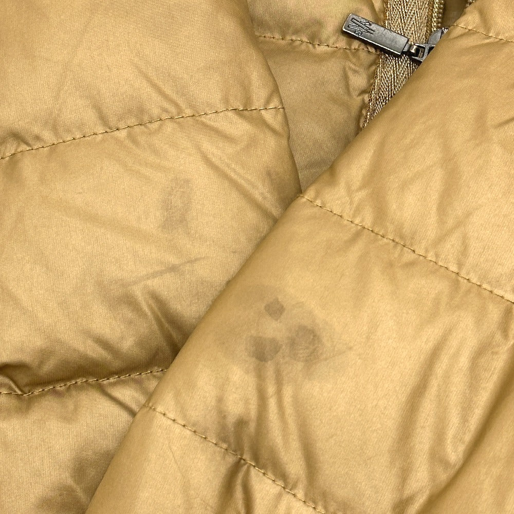 MONCLER NANTES Down Coat, Nylon, Brown, Women's