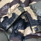 MONCLER EVEREST Apparel outerwear camouflage pattern logo hooded Down jacket polyester khaki Used
