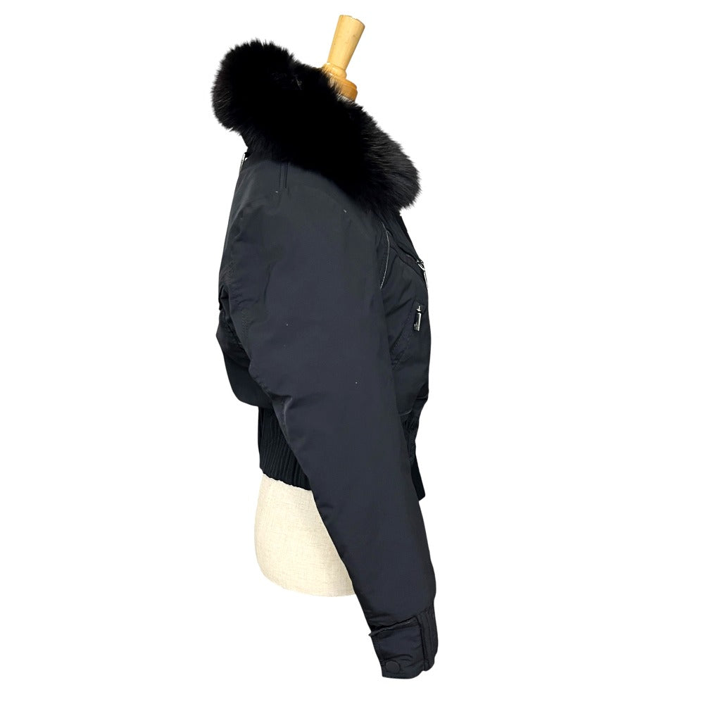 MONCLER AUDREY Audrey Short Down Jacket in Nylon, Women's, Black