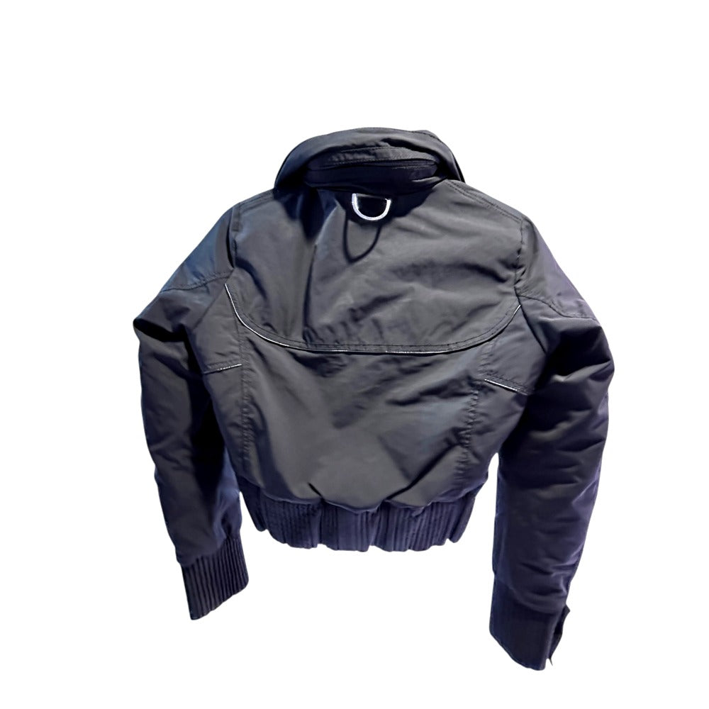 MONCLER AUDREY ออเดรย์ เสื้อคลุมตัวสั้น แจ็กเก็ตดาวน์ ไนลอน ผู้หญิง สีดำ
