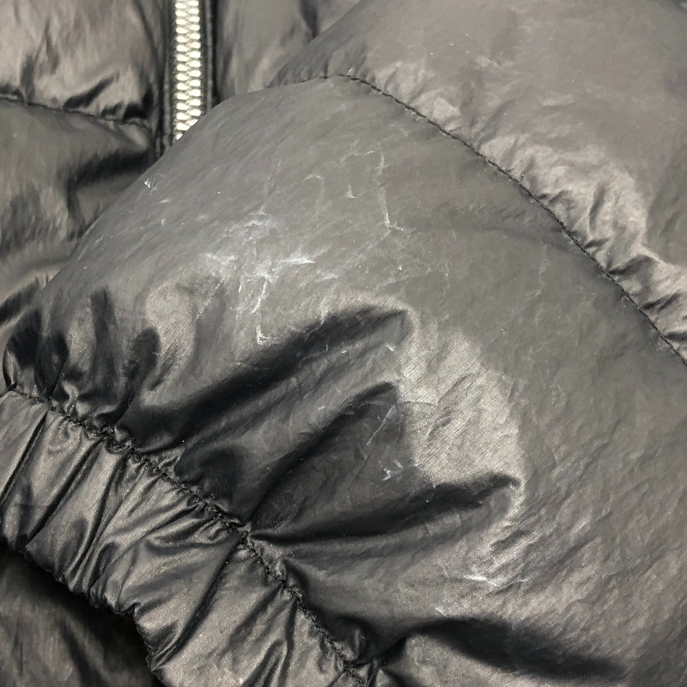 MONCLER ENA Women's Black Nylon Down Jacket with Logo Patch