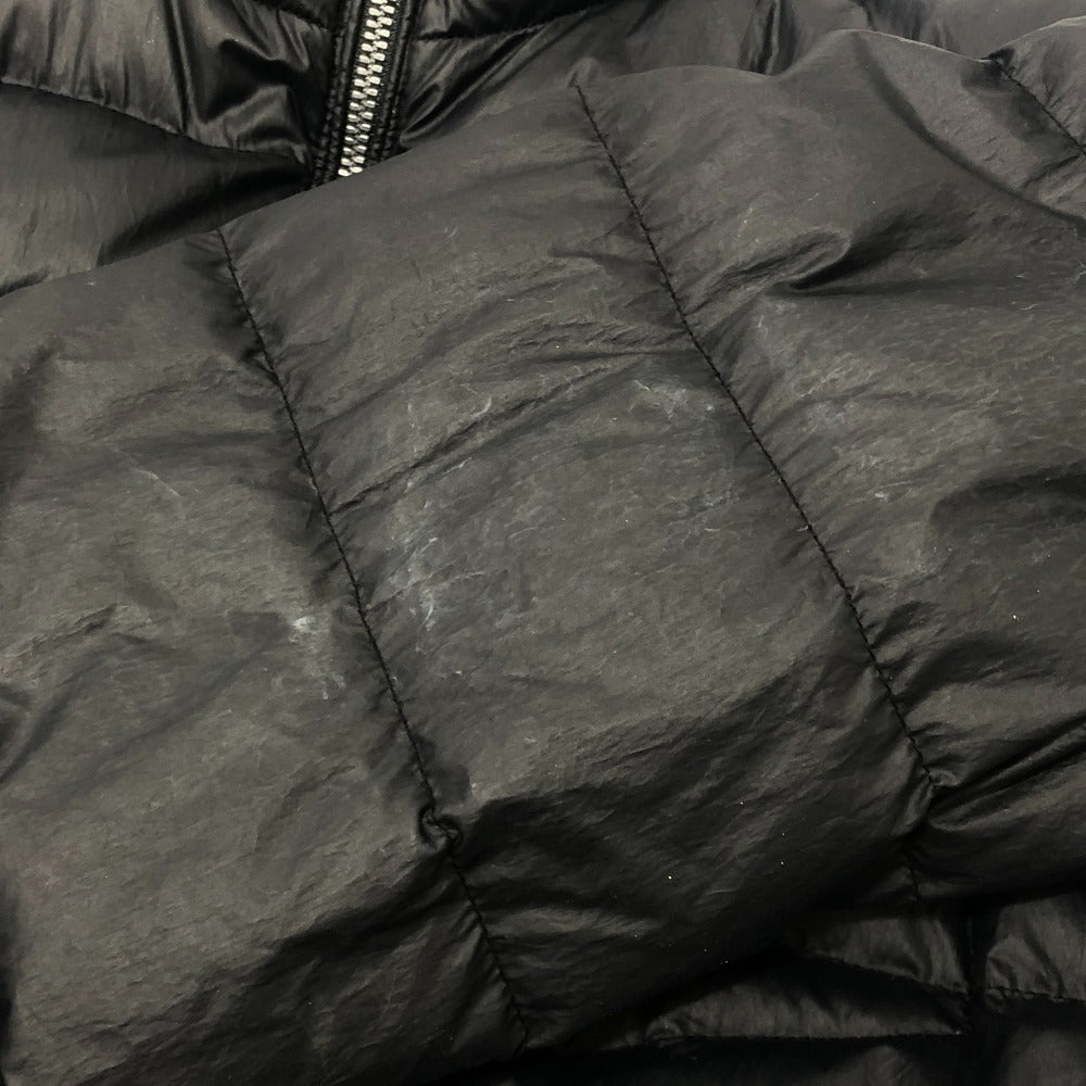 MONCLER ENA Women's Black Nylon Down Jacket with Logo Patch