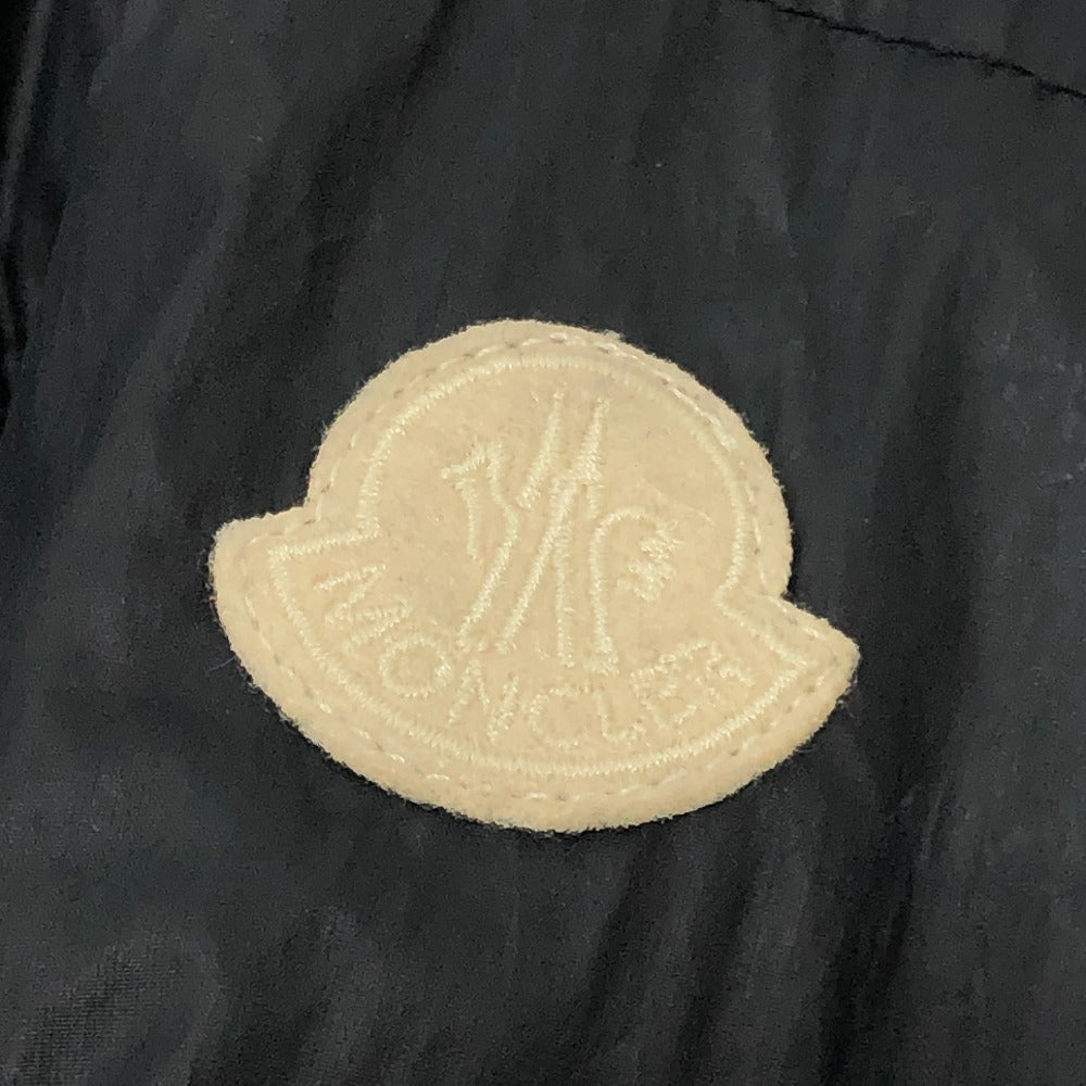 MONCLER ENA Women's Black Nylon Down Jacket with Logo Patch