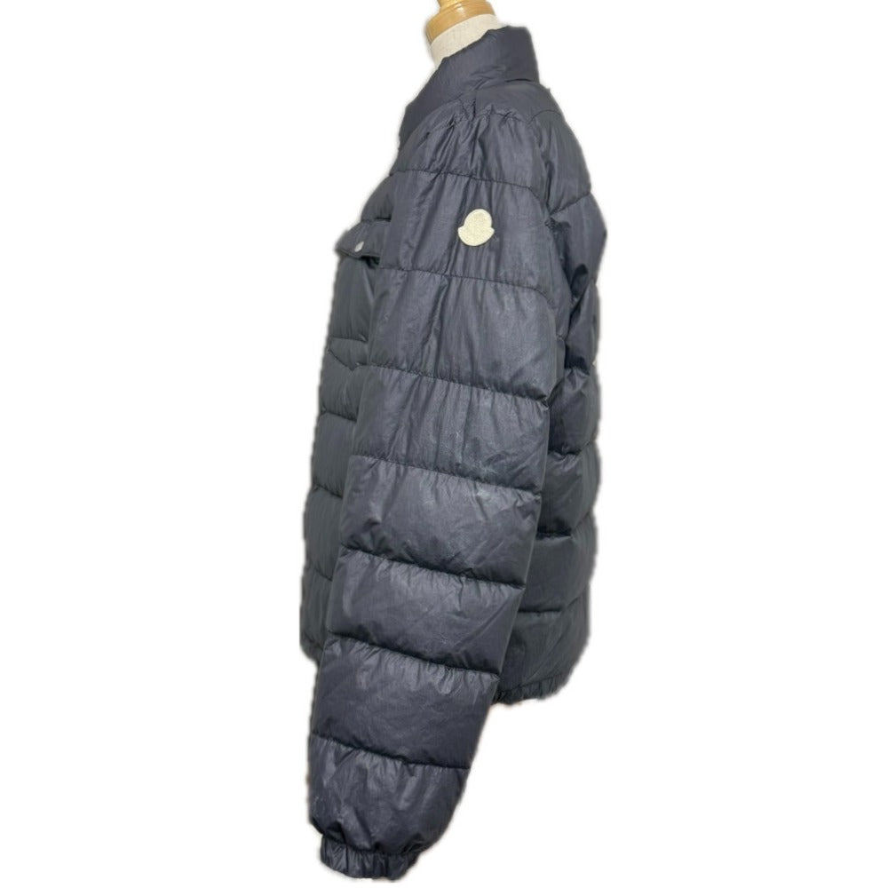 MONCLER ENA Women's Black Nylon Down Jacket with Logo Patch