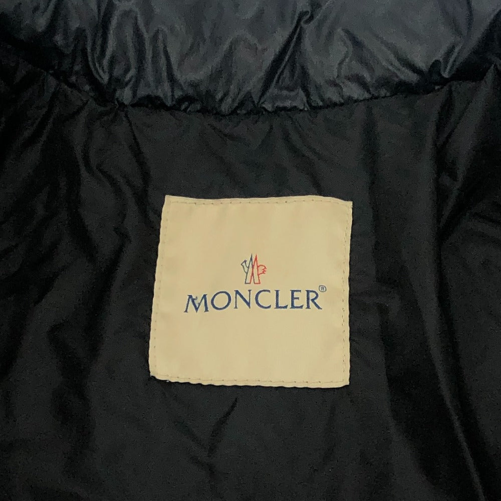 MONCLER ENA Women's Black Nylon Down Jacket with Logo Patch