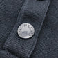 MONCLER ロゴ ワッペン アパレル トップス 襟元ニット 半袖 ニットポロ ポロシャツ コットン レディース ネイビー