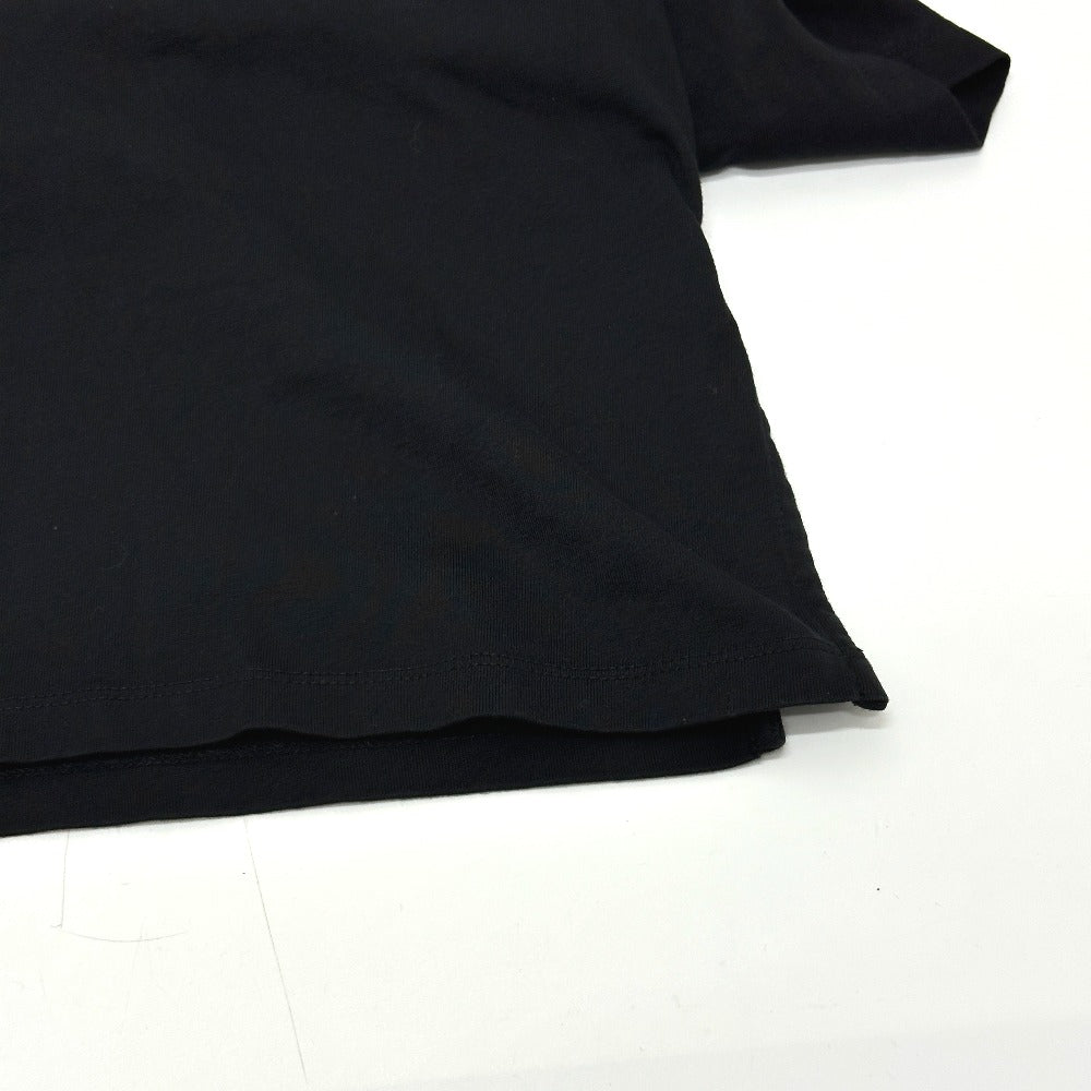 MONCLER C-SCOM-25-8822 Logo Apparel Short-Sleeved T-Shirt Cotton Women's Black
