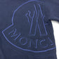 MONCLER C-TIND-23-298 Logo Embroidered Long Sleeve Apparel Sweater Wool Women's Navy