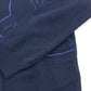 MONCLER C-TIND-23-298 Logo Embroidered Long Sleeve Apparel Sweater Wool Women's Navy