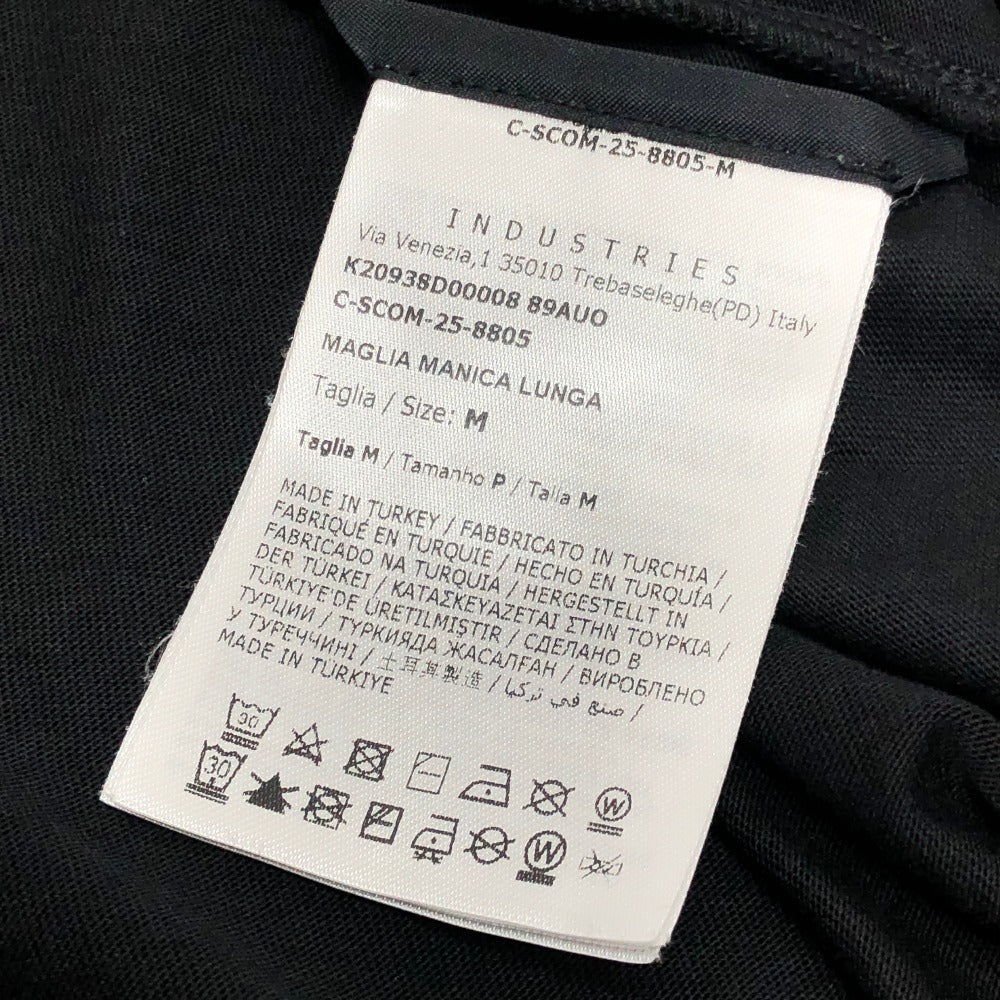MONCLER ボアロゴパッチ ワッペン アパレル トップス ロンT 長袖シャツ コットン レディース ブラック
