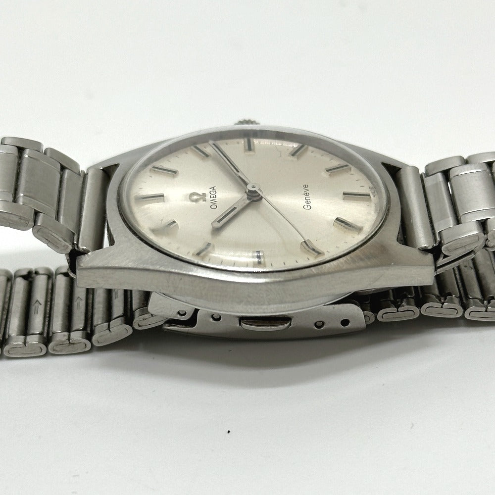 OMEGA 135.041 ジュネーブ 手巻き 腕時計 SS メンズ シルバー