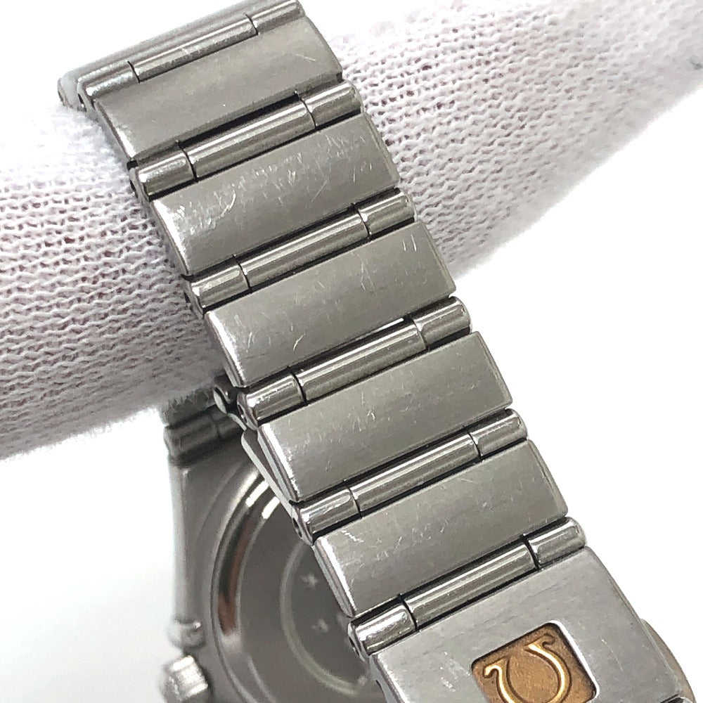 OMEGA 1572.3 Constellation quartz Wristwatch SS Silver Used