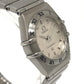 OMEGA 1572.3 Constellation quartz Wristwatch SS Silver Used
