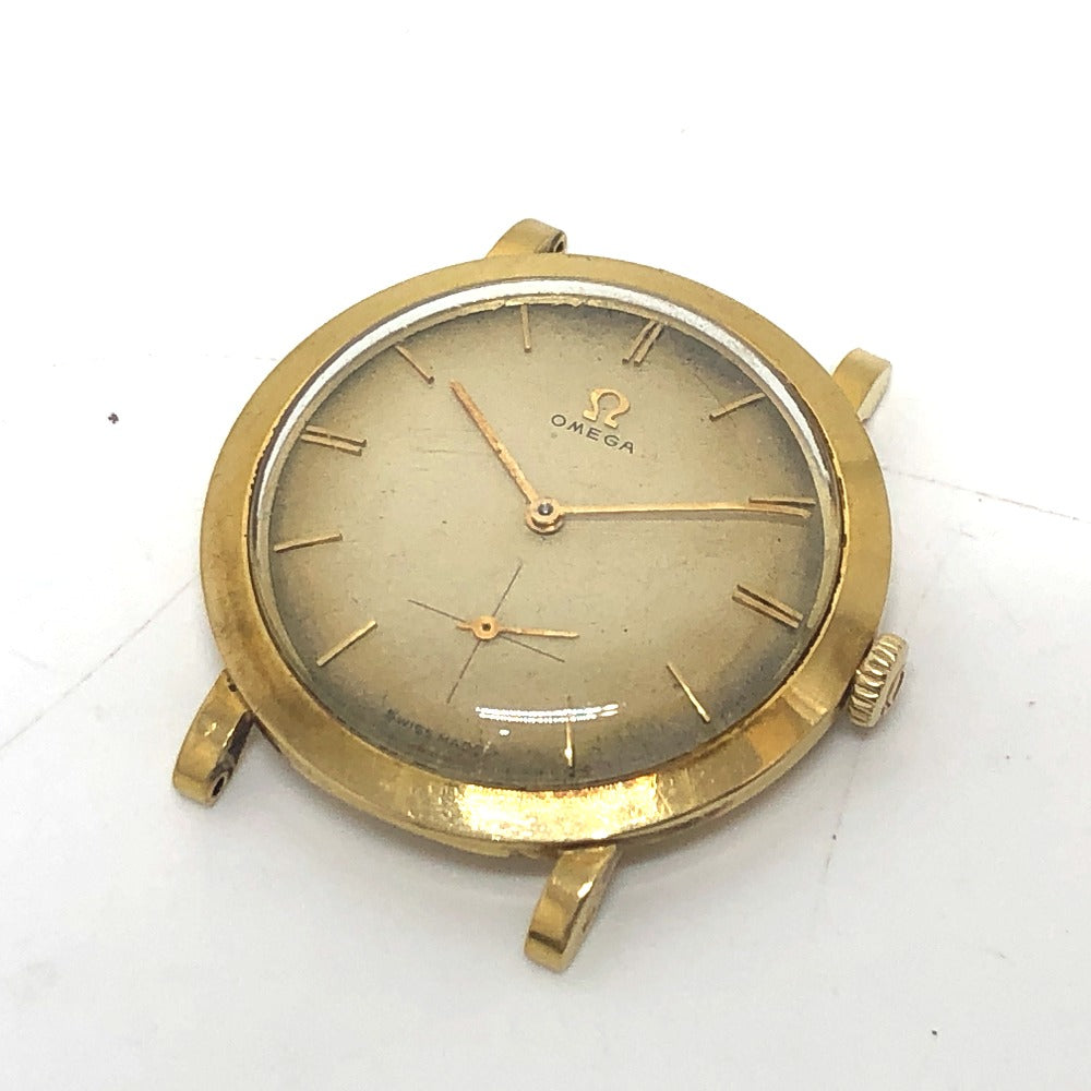 OMEGA K18 無垢 スモールセコンド 21.5ｇ 手巻き アンティーク 時計 腕時計 K18 メンズ ゴールド - brandshop-reference