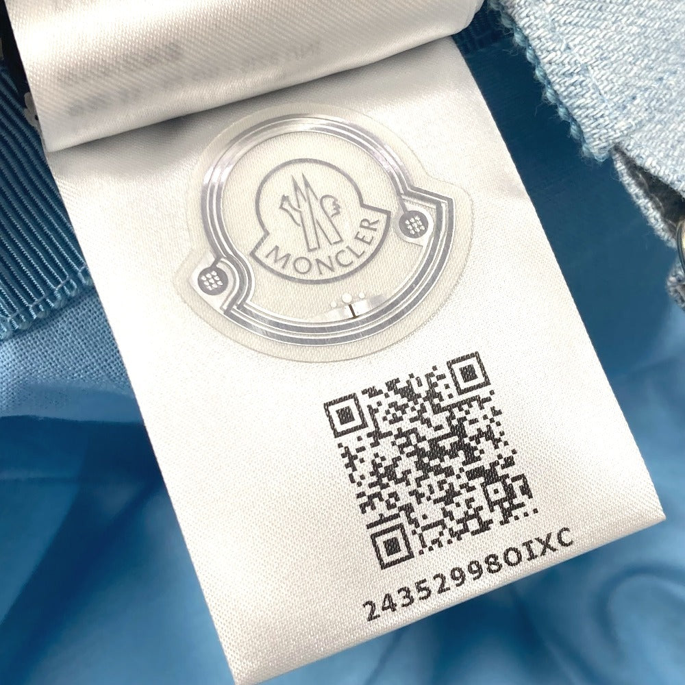 MONCLER ロゴ 帽子 キャップ帽 ベースボール キャップ コットン ユニセックス ブルー - brandshop-reference