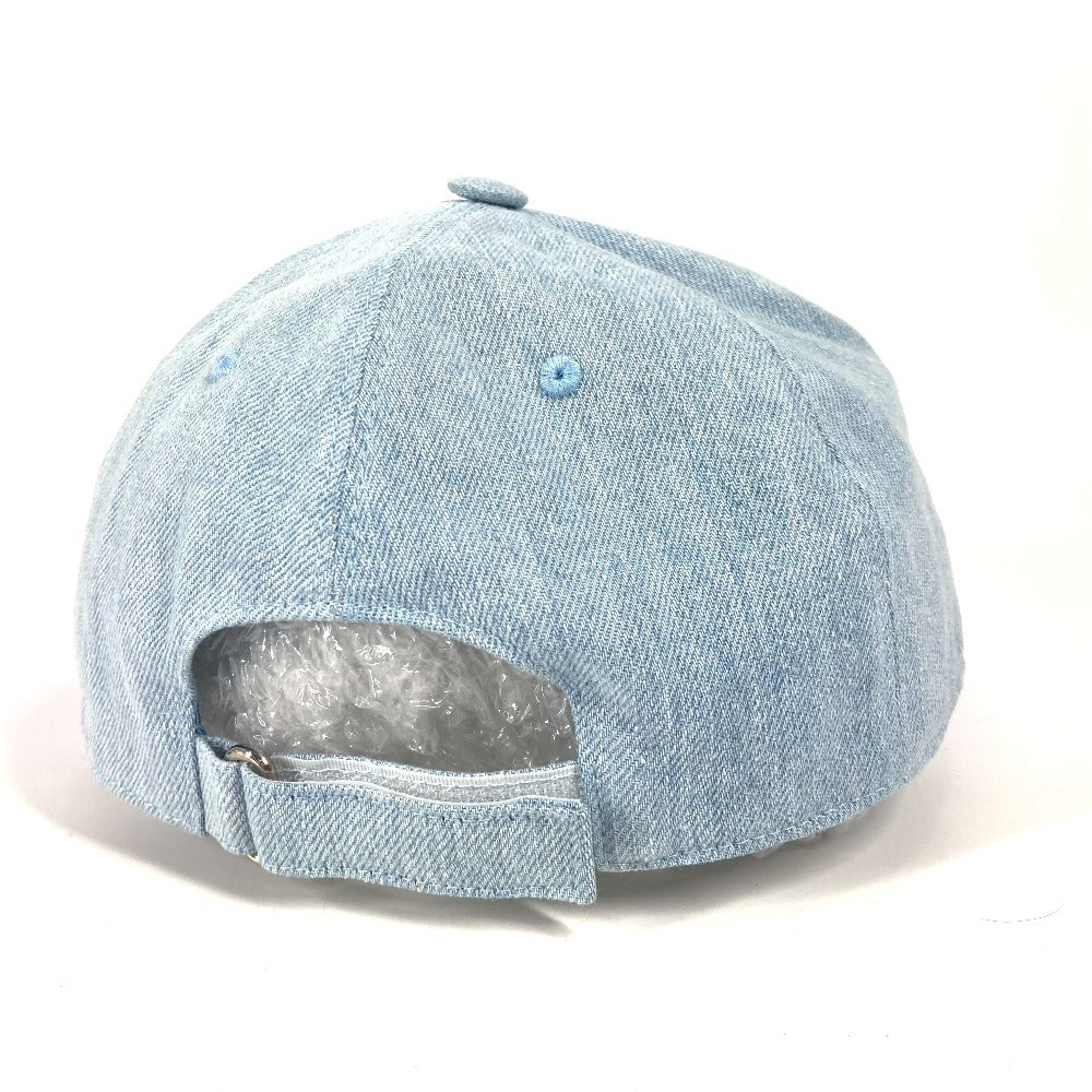 MONCLER ロゴ 帽子 キャップ帽 ベースボール キャップ コットン ユニセックス ブルー - brandshop-reference