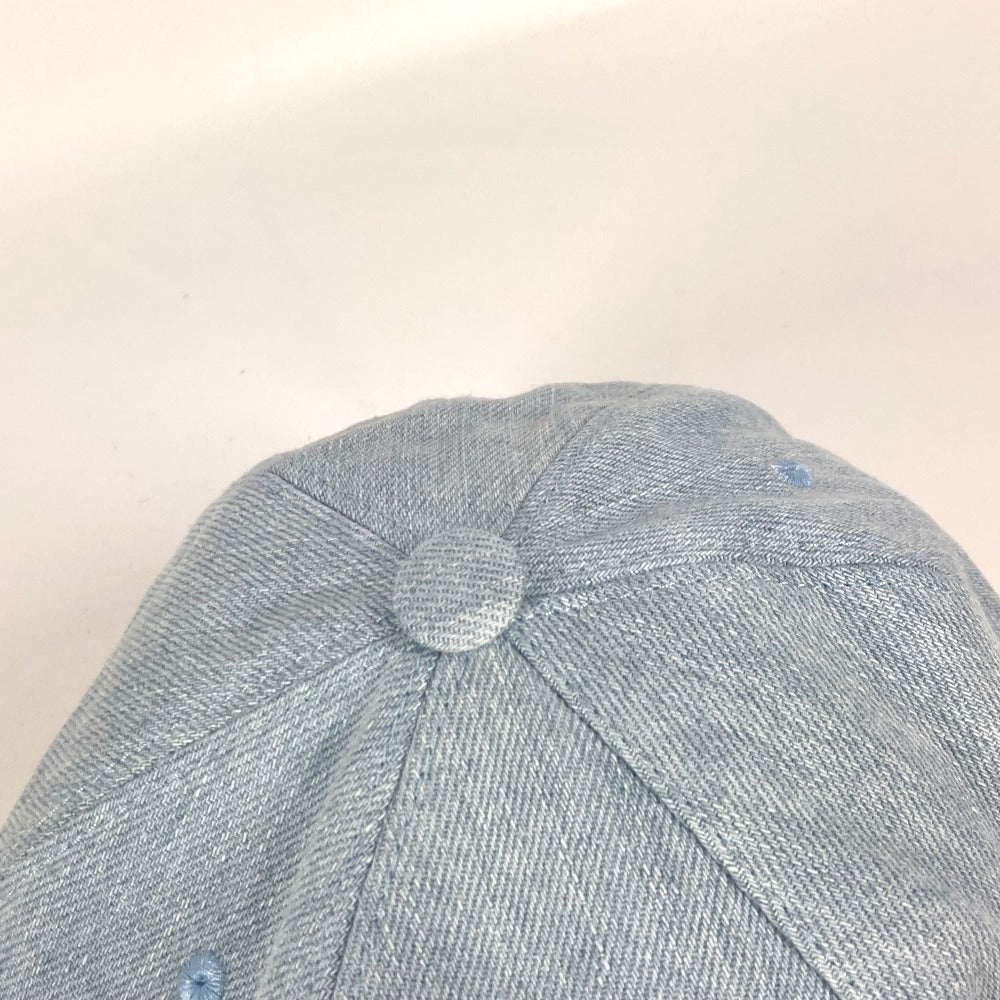 MONCLER ロゴ 帽子 キャップ帽 ベースボール キャップ コットン ユニセックス ブルー - brandshop-reference