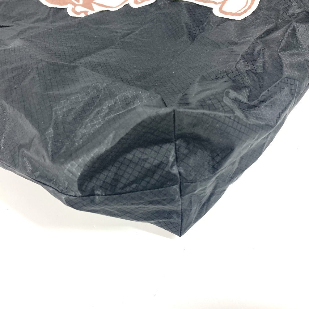 MONCLER ロゴ ショルダーバッグ カバン トートバッグ エコバッグ ハンドバッグ ナイロン ユニセックス ブラック - brandshop-reference