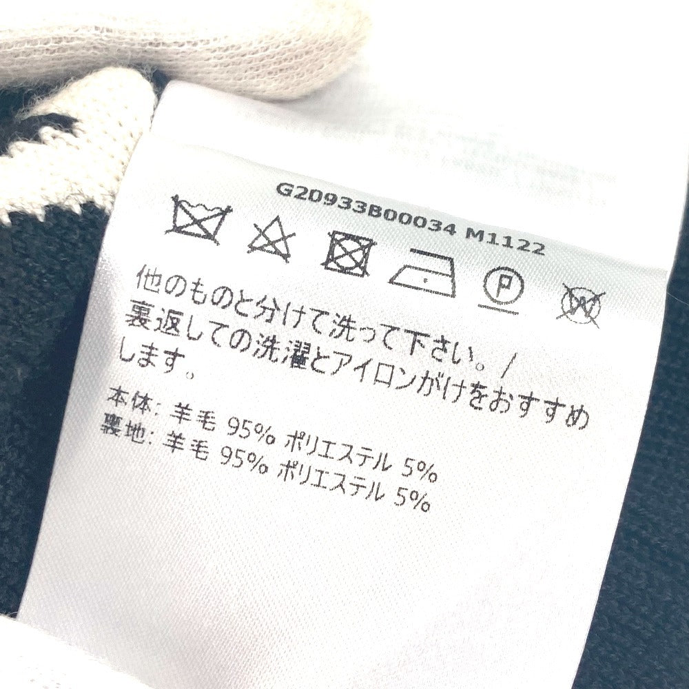 MONCLER ロゴ ヘッドバンド ヘアアクセサリー ヘアバンド ウール レディース ブラック - brandshop-reference