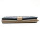 COACH Signature Bi-fold long wallet with logo Long Wallet Enamel / Leather blue Used