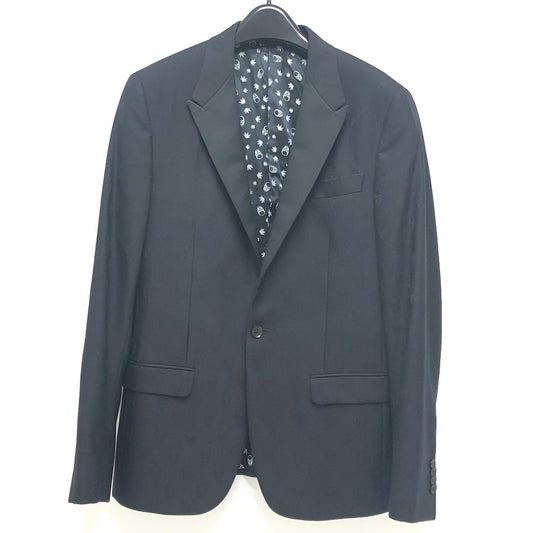 Lucien Pellat-Finet Tengkorak Seluruh Pakaian Pakaian Pakaian Jaket Di Lelaki Hitam Lelaki