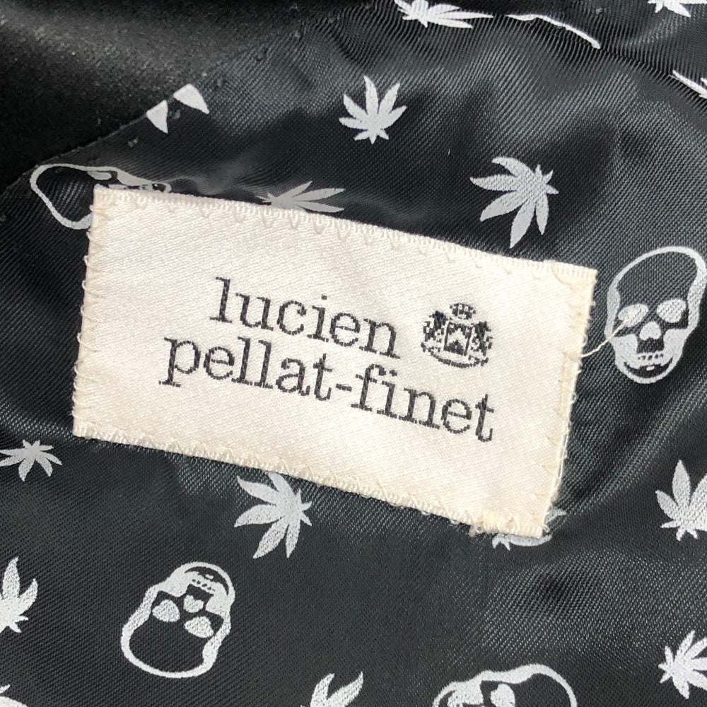 Lucien Pellat-Finet スカル 総柄 アパレル アウター 羽織り テーラードジャケット メンズ ブラック