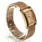 COACH CA.131.7.34.1803 Signature ALLIE Bangle Quartz Watch Wristwatch SS Gold Used