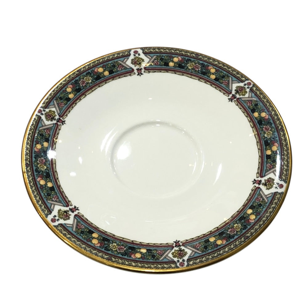 ROYAL DOULTON フルーツ＆花柄 プレストベリー 食器 カップ＆ソーサー ティーカップ 陶器 ユニセックス ホワイト