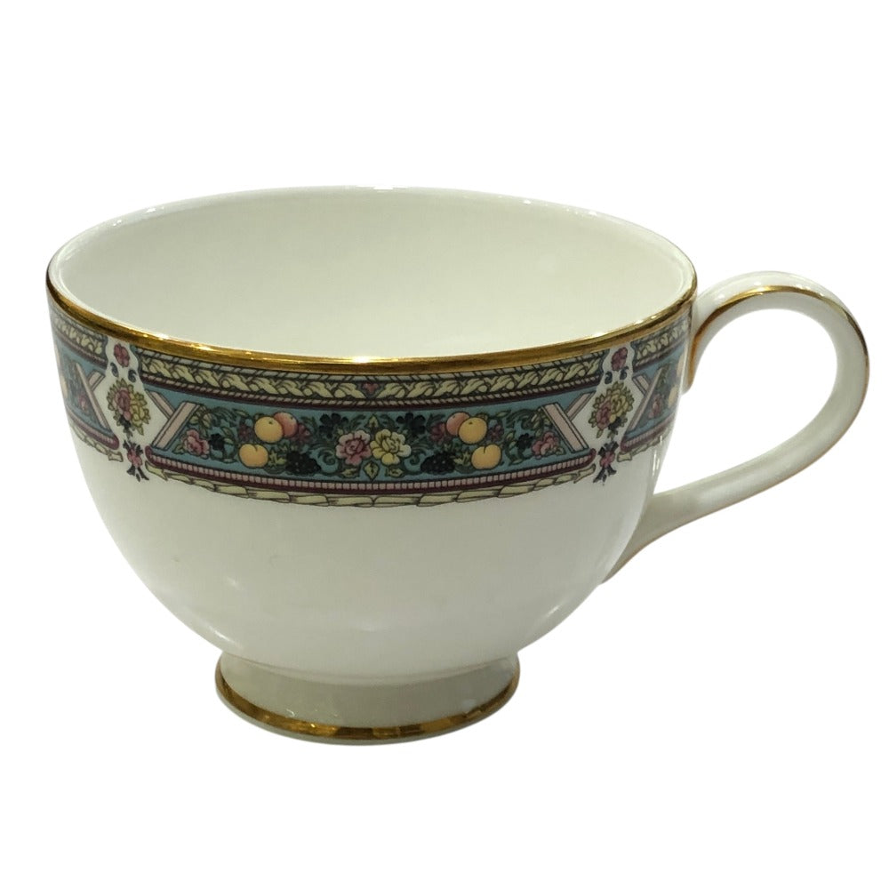 ROYAL DOULTON フルーツ＆花柄 プレストベリー 食器 カップ＆ソーサー ティーカップ 陶器 ユニセックス ホワイト