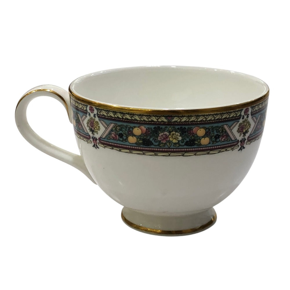ROYAL DOULTON フルーツ＆花柄 プレストベリー 食器 カップ＆ソーサー ティーカップ 陶器 ユニセックス ホワイト