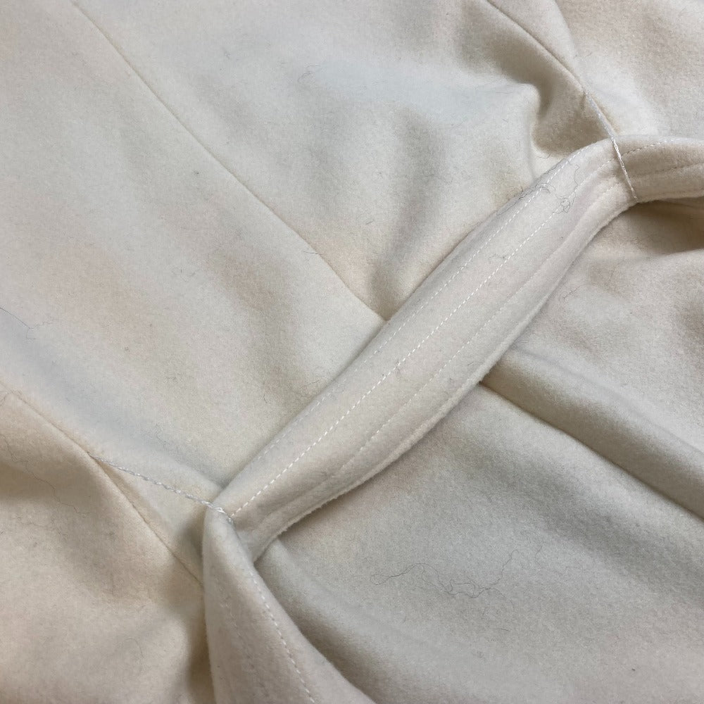 DOUBLE STANDARD CLOTHING sov Wool Apparel Outerwear Long Coat Women's Ivory