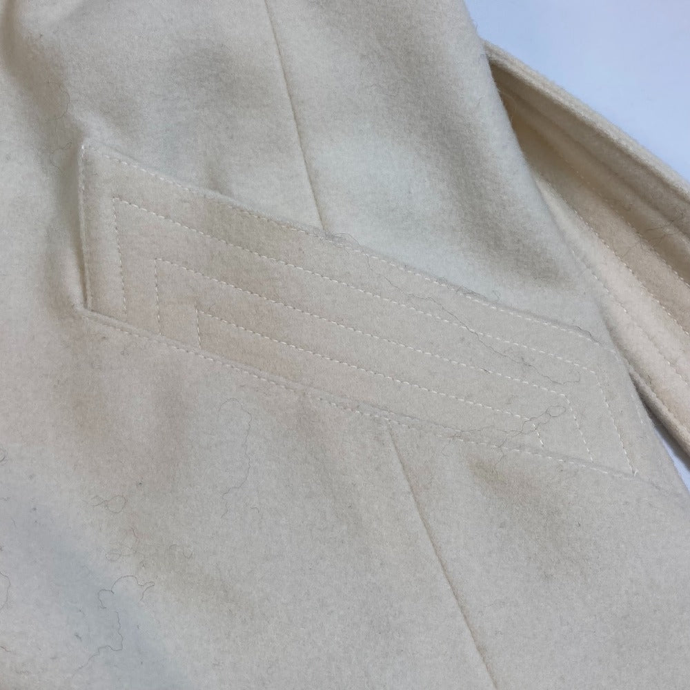 DOUBLE STANDARD CLOTHING sov Wool Apparel Outerwear Long Coat Women's Ivory