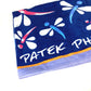 PATEK PHILIPPE All-Over Print Bath Towel, Interior Throw, Blanket, Cotton, Unisex, Blue
