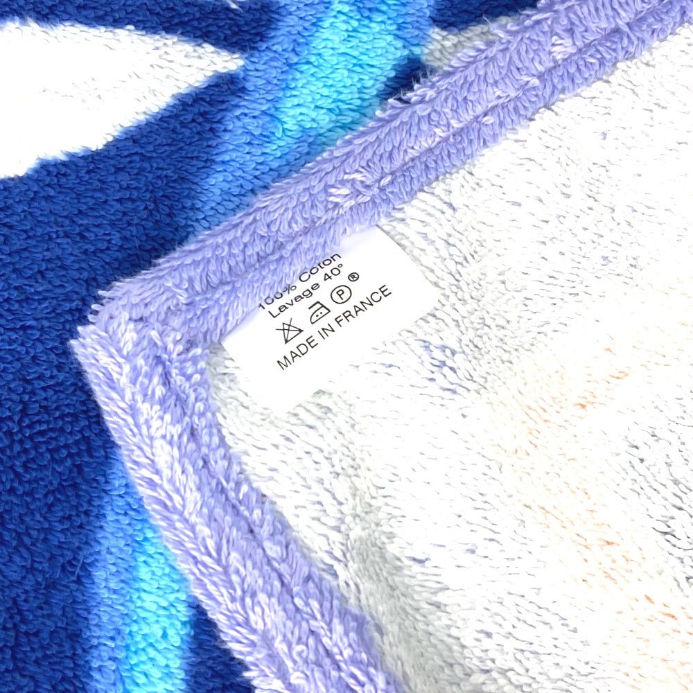 PATEK PHILIPPE All-Over Print Bath Towel, Interior Throw, Blanket, Cotton, Unisex, Blue