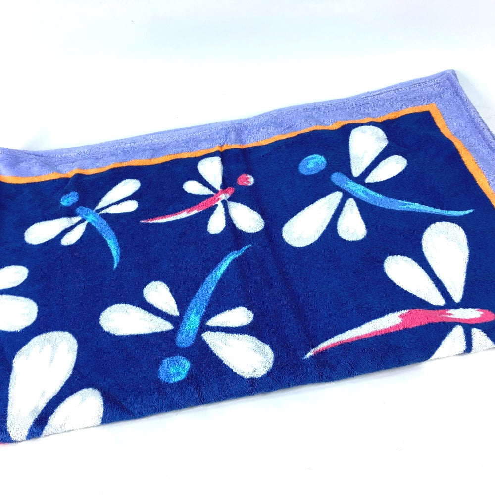 PATEK PHILIPPE All-Over Print Bath Towel, Interior Throw, Blanket, Cotton, Unisex, Blue