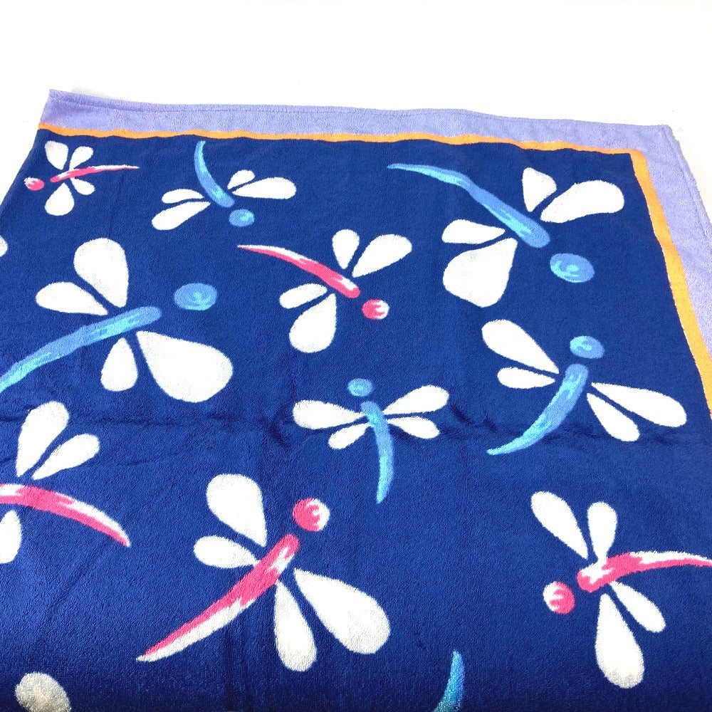 PATEK PHILIPPE All-Over Print Bath Towel, Interior Throw, Blanket, Cotton, Unisex, Blue