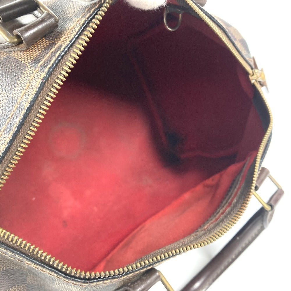 LOUIS VUITTON N41531 ダミエ スピーディ30 カバン ミニボストンバッグ ハンドバッグ ダミエキャンバス レディース エベヌ ブラウン - brandshop-reference