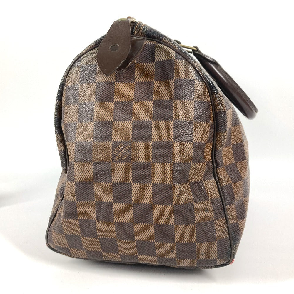 LOUIS VUITTON N41531 ダミエ スピーディ30 カバン ミニボストンバッグ ハンドバッグ ダミエキャンバス レディース エベヌ ブラウン - brandshop-reference