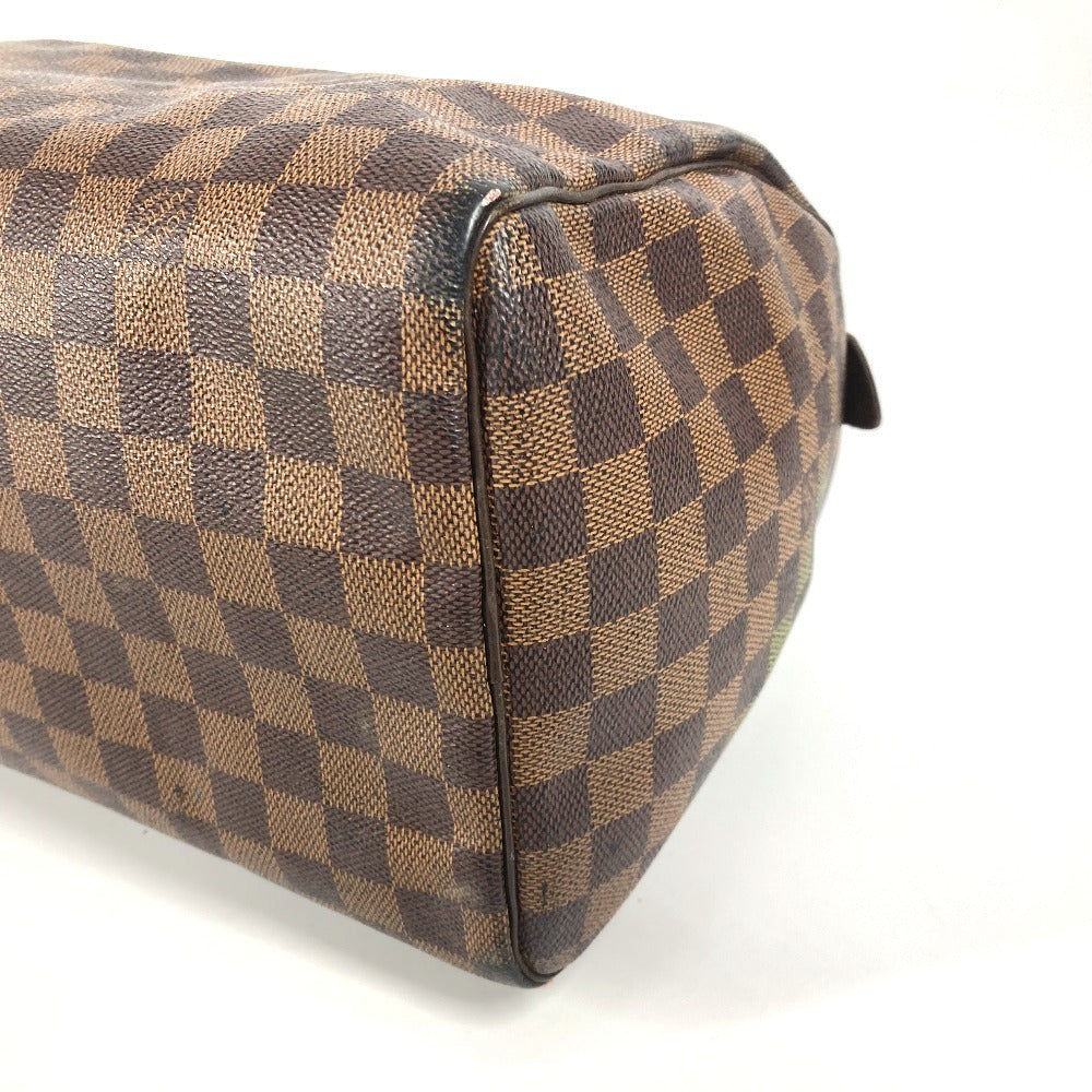 LOUIS VUITTON N41531 ダミエ スピーディ30 カバン ミニボストンバッグ ハンドバッグ ダミエキャンバス レディース エベヌ ブラウン - brandshop-reference