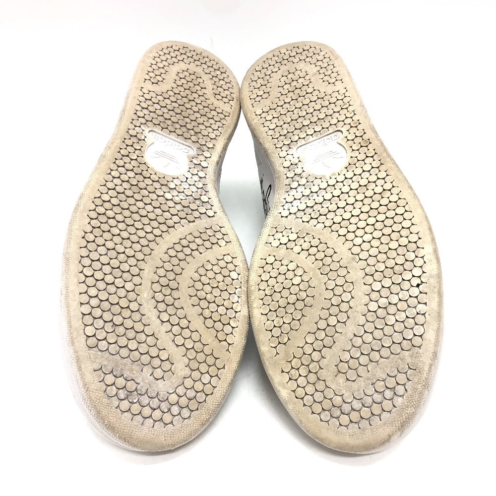 adidas スタンスミス 落書き ローカット スニーカー 靴 スニーカー レザー メンズ ホワイト - brandshop-reference