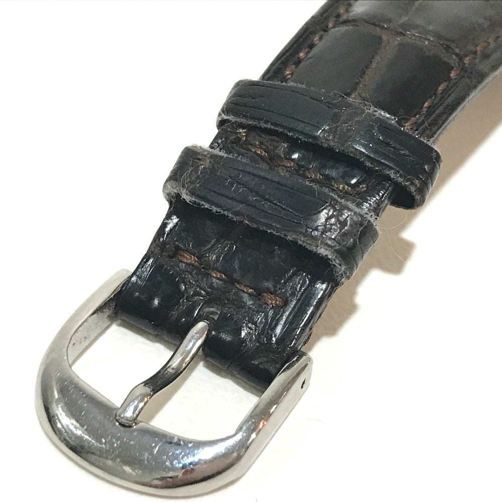 FRANCK MULLER 2000WW GMT デイト トランスアメリカ ワールドワイド 自動巻き 腕時計 SS メンズ シルバー×ブラックベルト