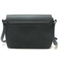 Brunello Cucinelli Metal beads Bag with flap Messenger pouch Shoulder Bag Leather Black Used