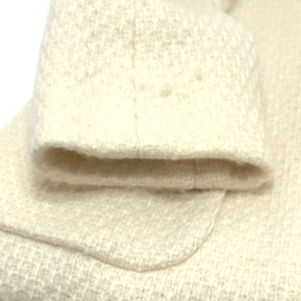 JIL SANDER Apparel Long Coat Tweed Women's White