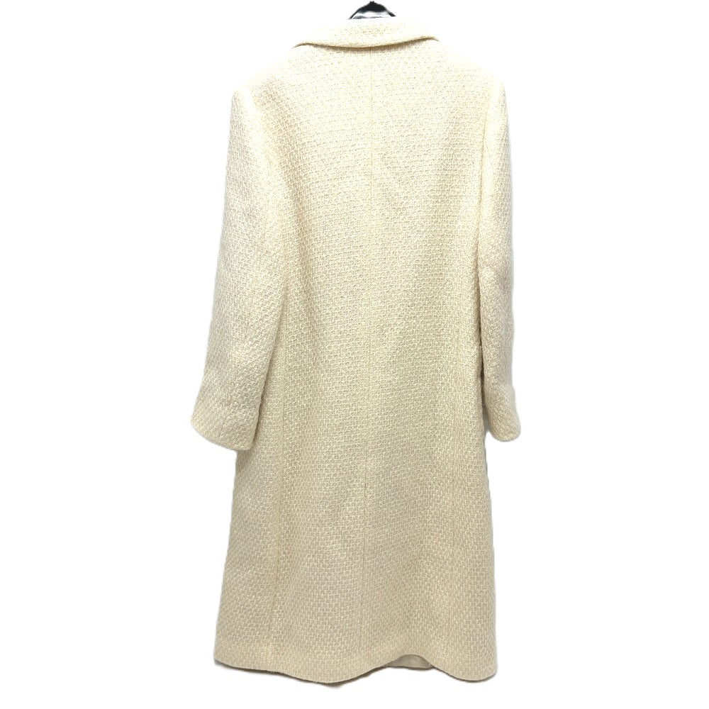 JIL SANDER Apparel Long Coat Tweed Women's White