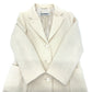 JIL SANDER Apparel Long Coat Tweed Women's White