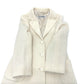 JIL SANDER Apparel Long Coat Tweed Women's White